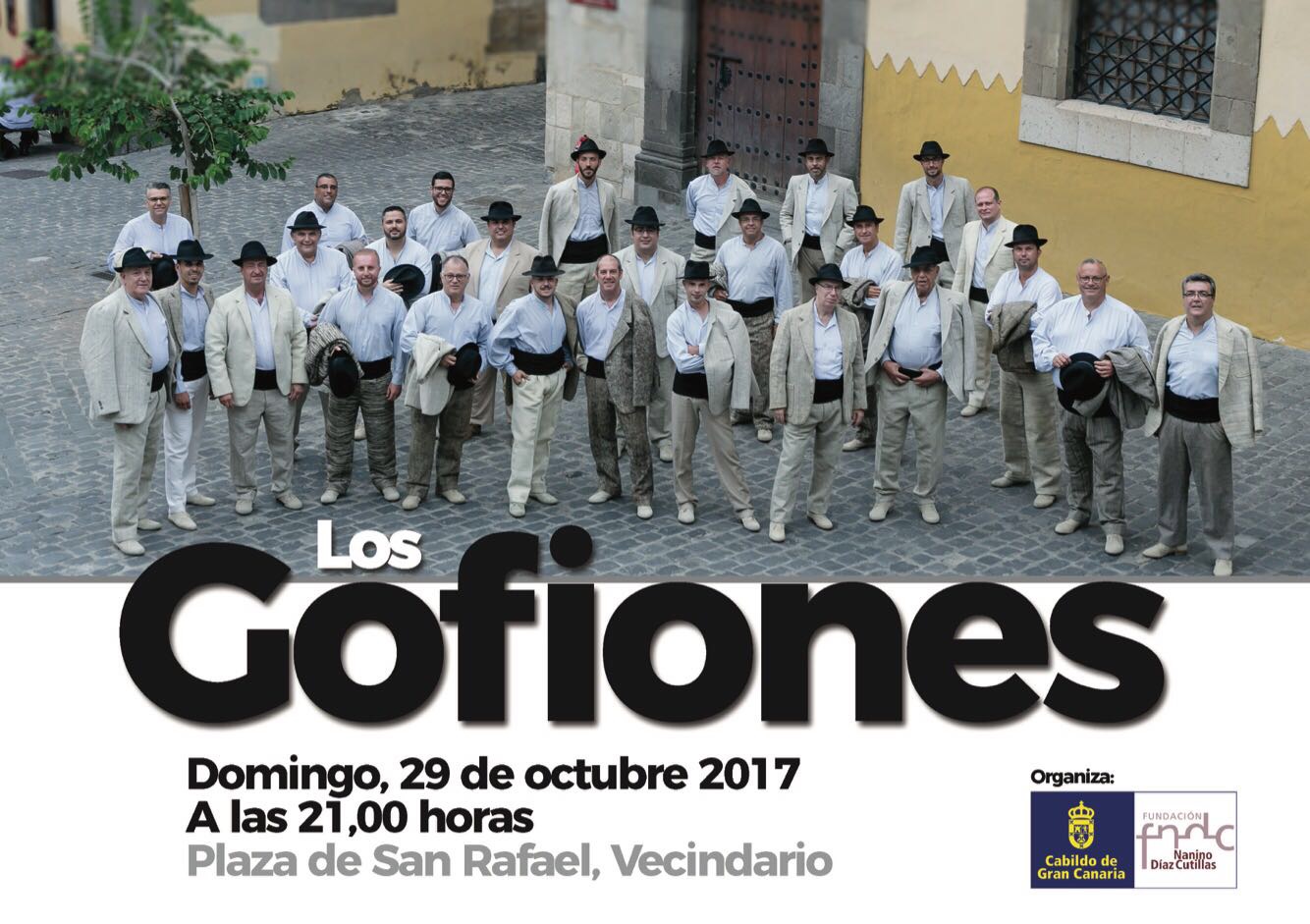 Los Gofiones despide las Fiestas de San Rafael, en Vecindario